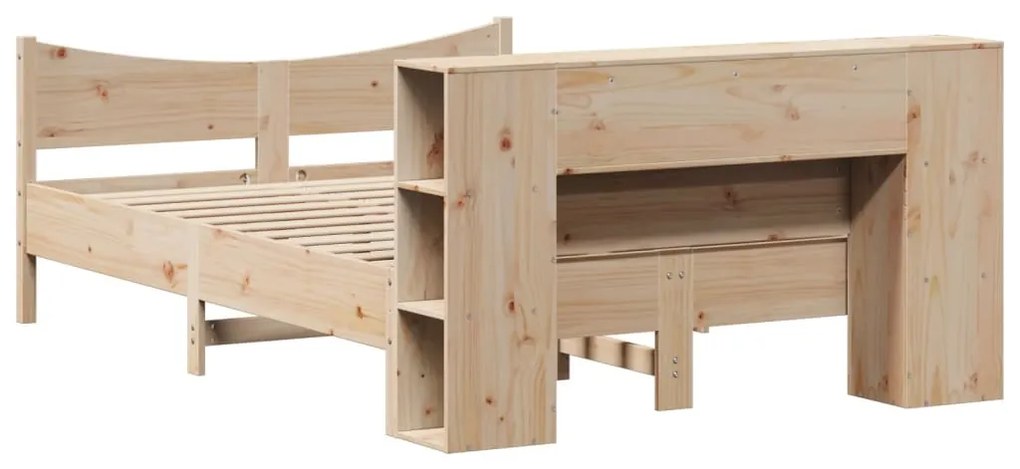 Cama sem colchão 120x190 cm madeira de pinho maciça