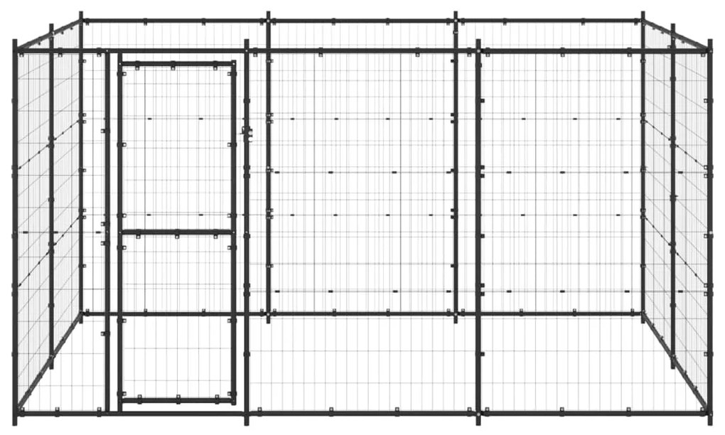 Canil de exterior 7,26 m² aço