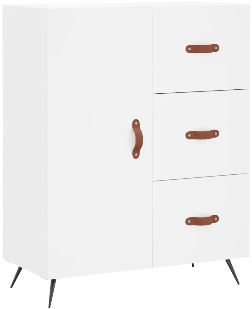 Armário alto 69,5x34x180 cm derivados de madeira branco