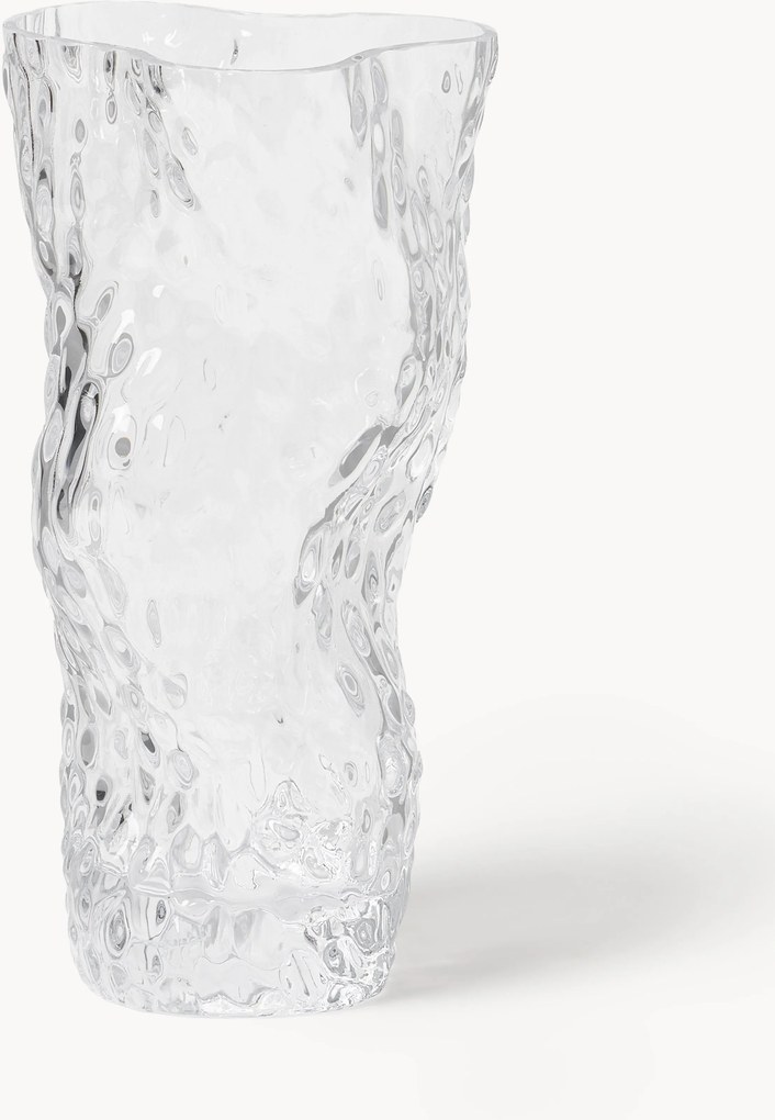 Jarra de vidro artesanal Ostrea Rock, Alt 30 cm