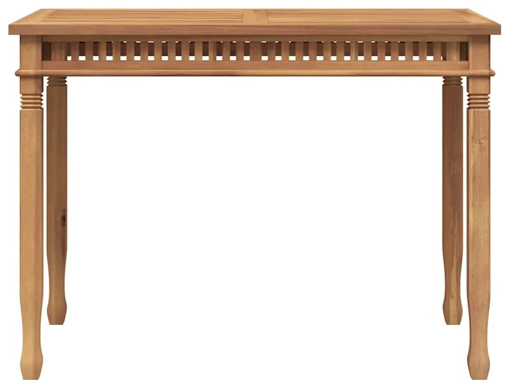 Mesa de jantar para jardim 110x65x80 cm madeira de teca maciça