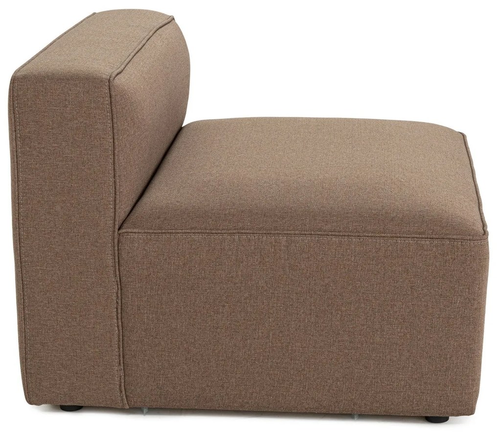 Sofá de 1 Lugar Mora – Castanho – 90x69x90 cm