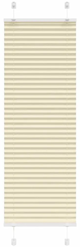 Creme Plissada Cega 40x150 cm Largura Tecido 39,4 cm Poliéster
