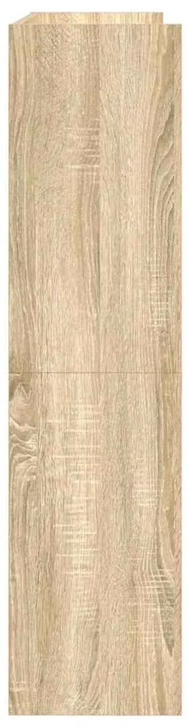 Sapateira 80x25x100 cm derivados de madeira carvalho sonoma