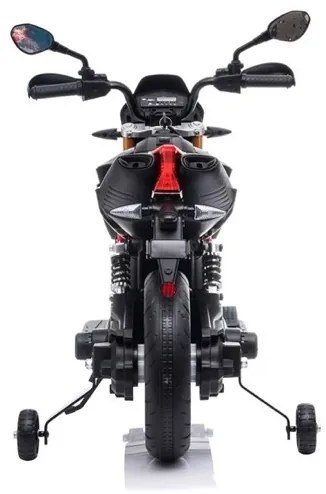 Aprilia Dorsoduro 12v, Mota elétrica Infantil assento de couro, pneus de borracha EVA Vermelha