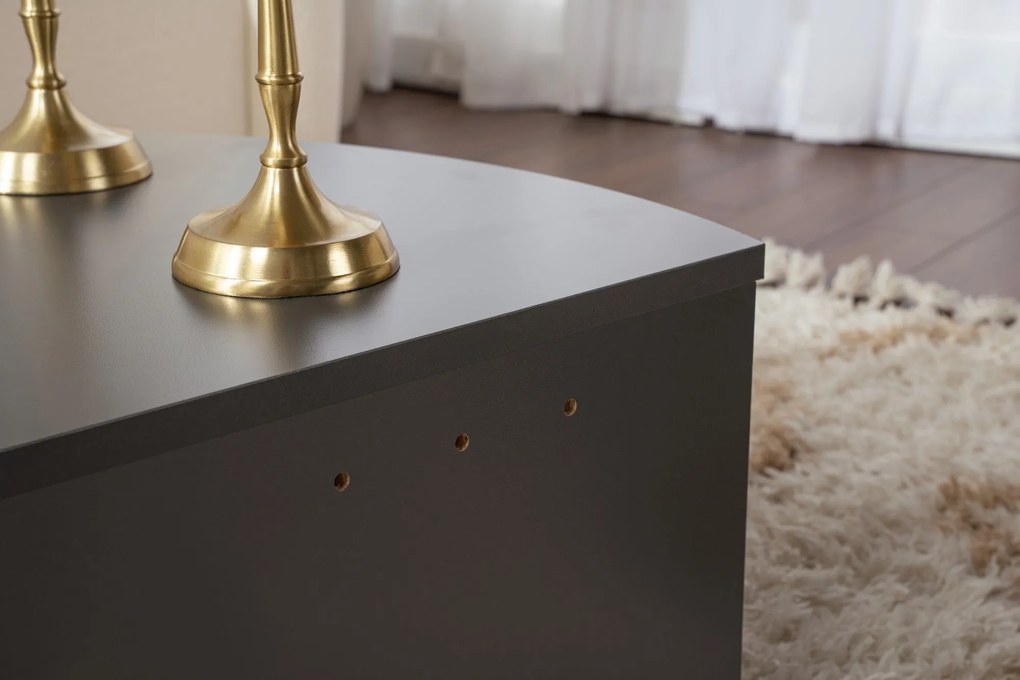 Mesa de Café Orion - Antracite - 90x30x60 cm & 85x35x30 cm