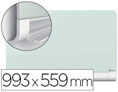 Quadro Branco Nobo Diamond Cristal Magnética Esquinas Redondas 993x559 mm