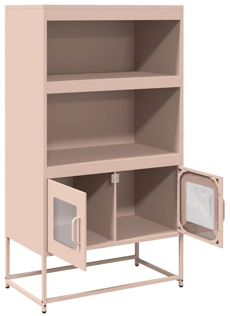 Móvel alto 68x39x123 cm aço rosa