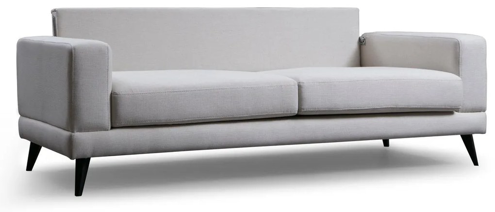 Sofá-Cama 3 Lugares Nordic – Bege – 210x90x85 cm