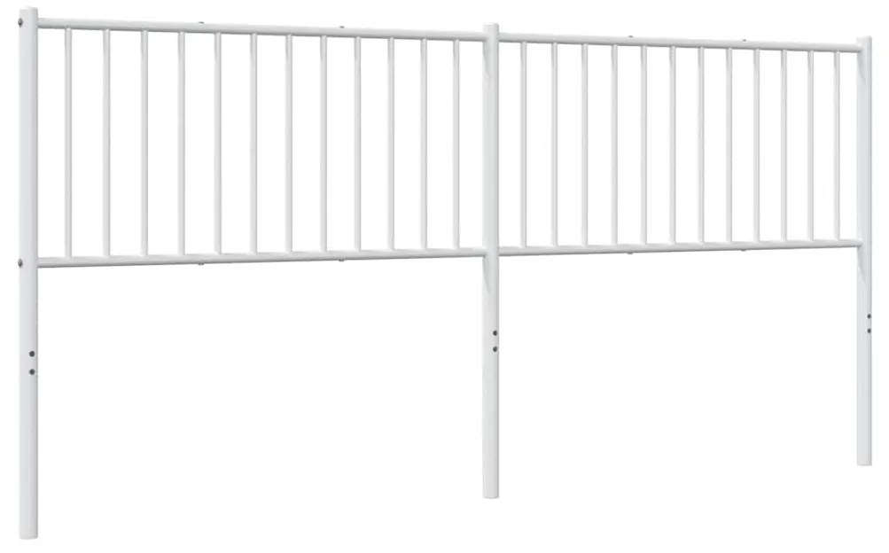 Cabeceira de cama 193 cm metal branco