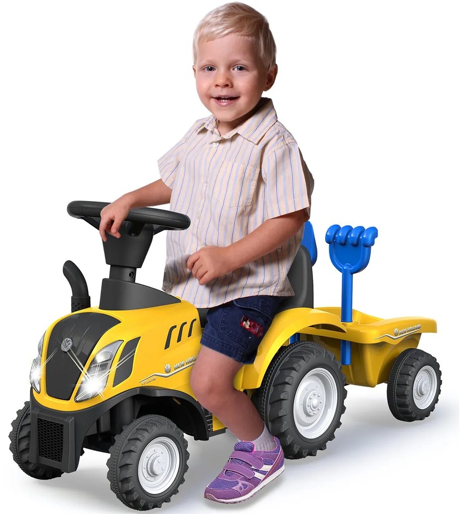 Andarilho Bebés Tractor New Holland T7 Amarelo