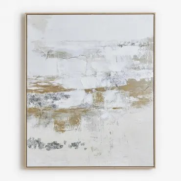 Quadro Decorativo 100x120 Cm Pintado À Mão Em Tela Eplum Cores Naturais - Sklum