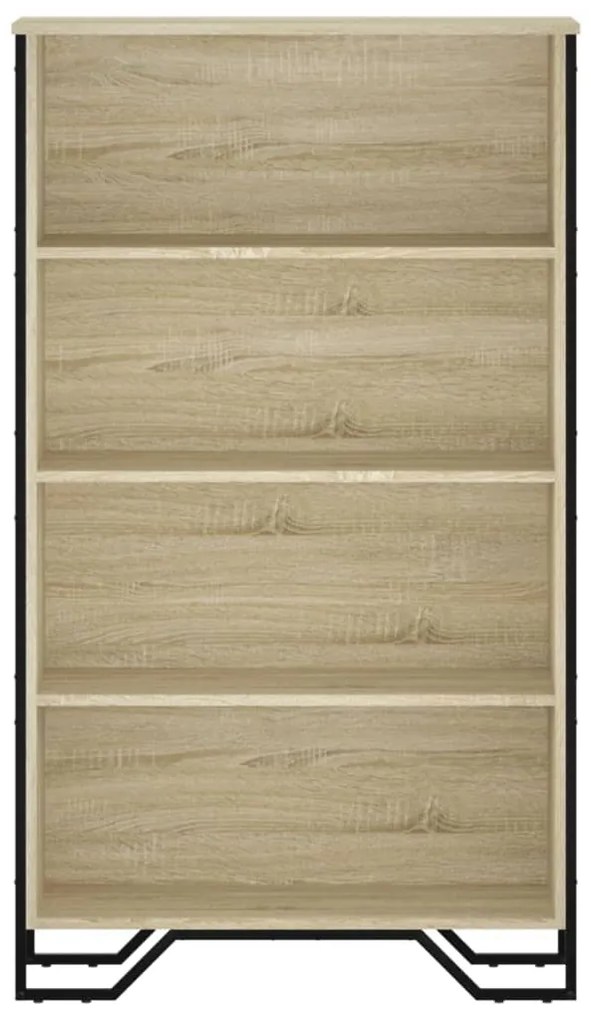 Estante 80x31x137,5 cm derivados de madeira carvalho sonoma