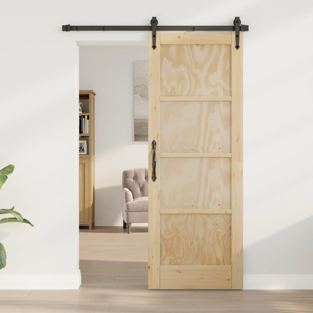 vidaXL porta interior 'ORKDAL'73,5x198,5x4 cm em madeira sólida de pinho