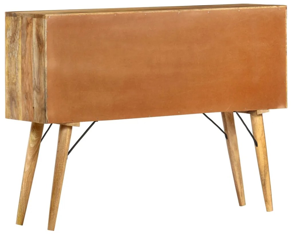 Aparador 110x30x82 cm madeira de mangueira maciça