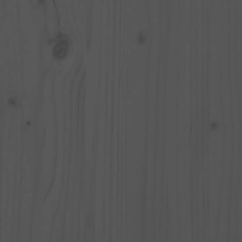 Banco sapateira 110x38x45,5 cm pinho maciço cinza