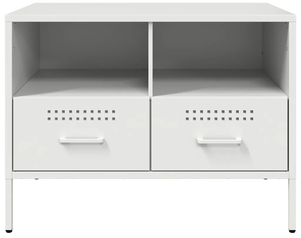 Móvel de TV 68x39x50,5 cm aço branco