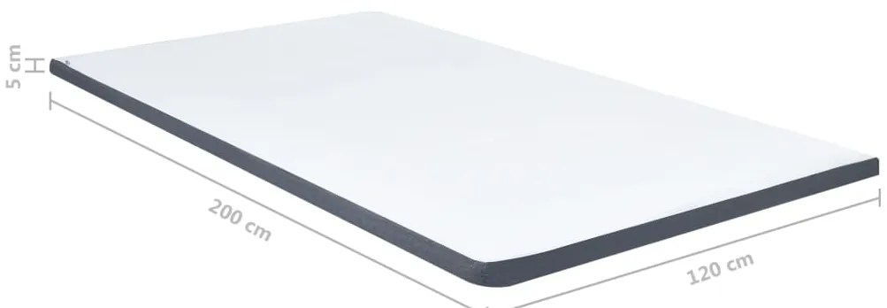 Sobre-colchão para cama boxspring 200x120x5 cm