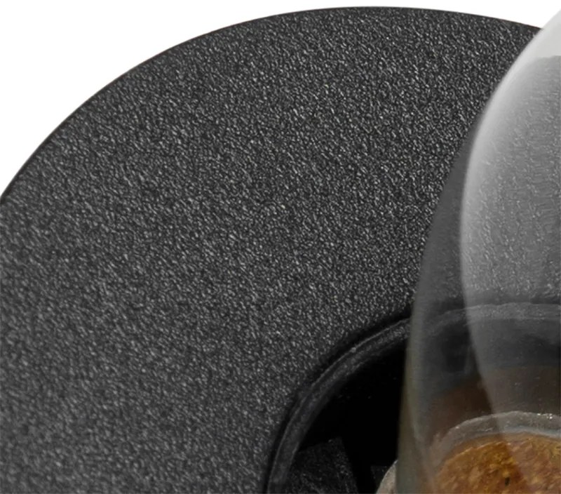 LED Foco embutido inteligente preto com lâmpada WiFi G95 - Insight Moderno