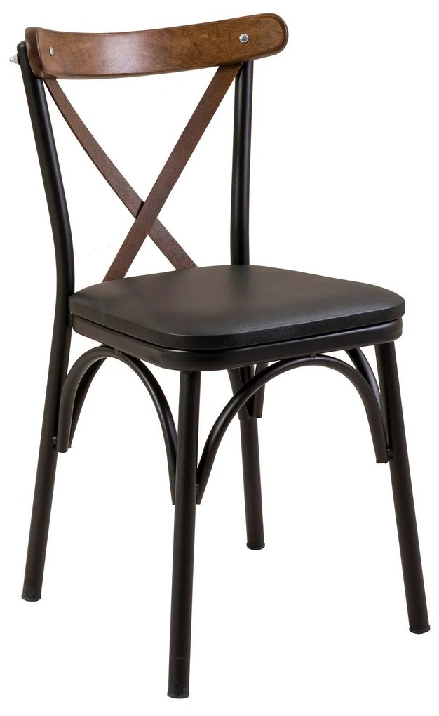 Conjunto de Mesa de Jantar Extensível e Cadeiras Oliver – Preto – Mesa