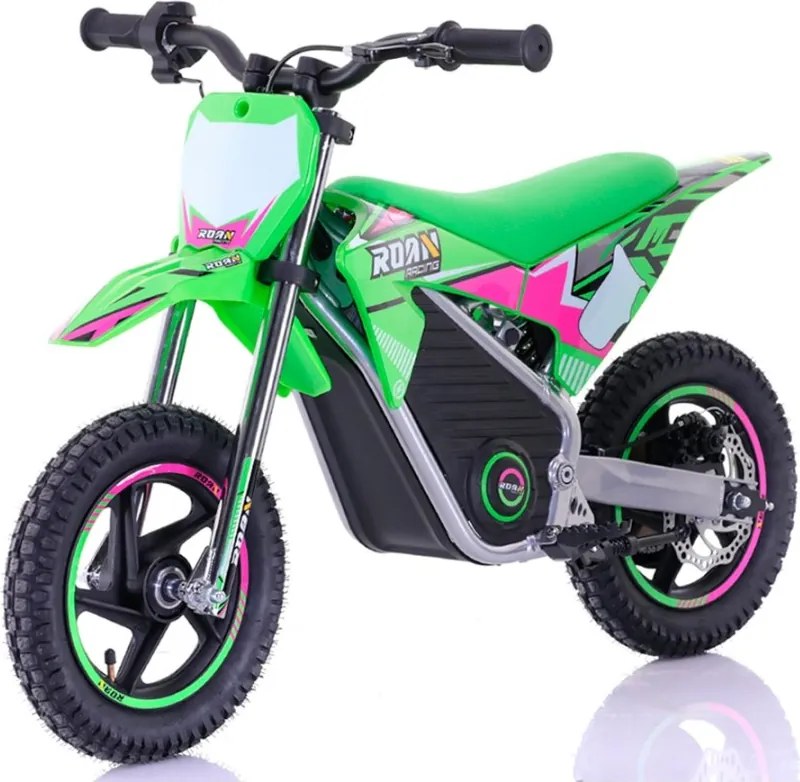 Mini moto eléctrica Warrior 150W MX150 12/12 Até 15 km/h C/ Limitador Verde
