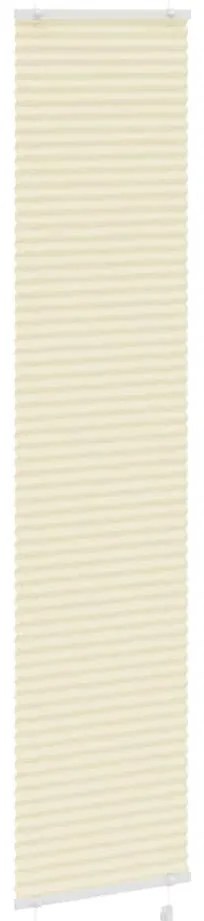 Creme Plissada Cega 40x200 cm Largura Tecido 39,4 cm Poliéster