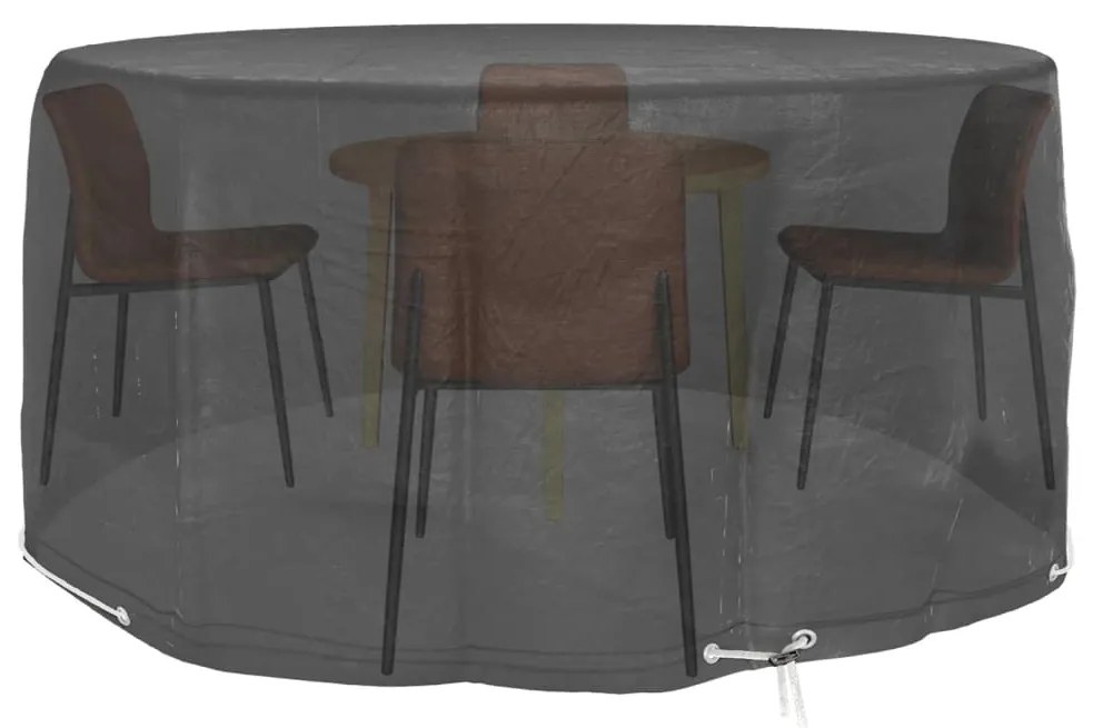 Capas p/ mobília de jardim 2 pcs c/ 10 ilhós Ø230x90 cm redondo