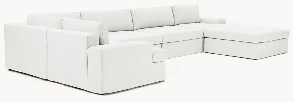 Sofá de canto comprido XL com revestimento amovível Russell