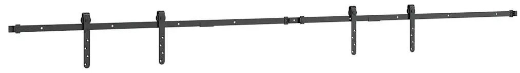 Kit para armário deslizante aço carbono 244 cm