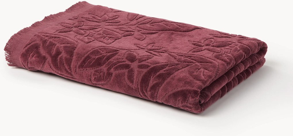 Toalha em veludo Rosaria, vários tamanhos