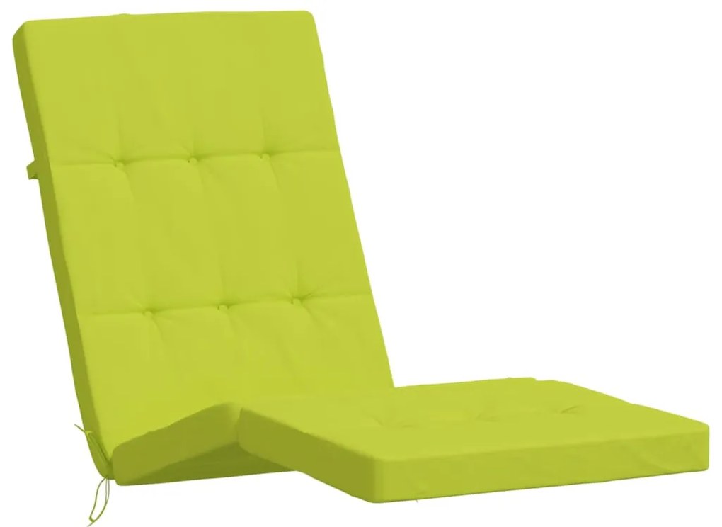 Almofadões cadeira terraço 2 pcs tecido oxford verde brilhante