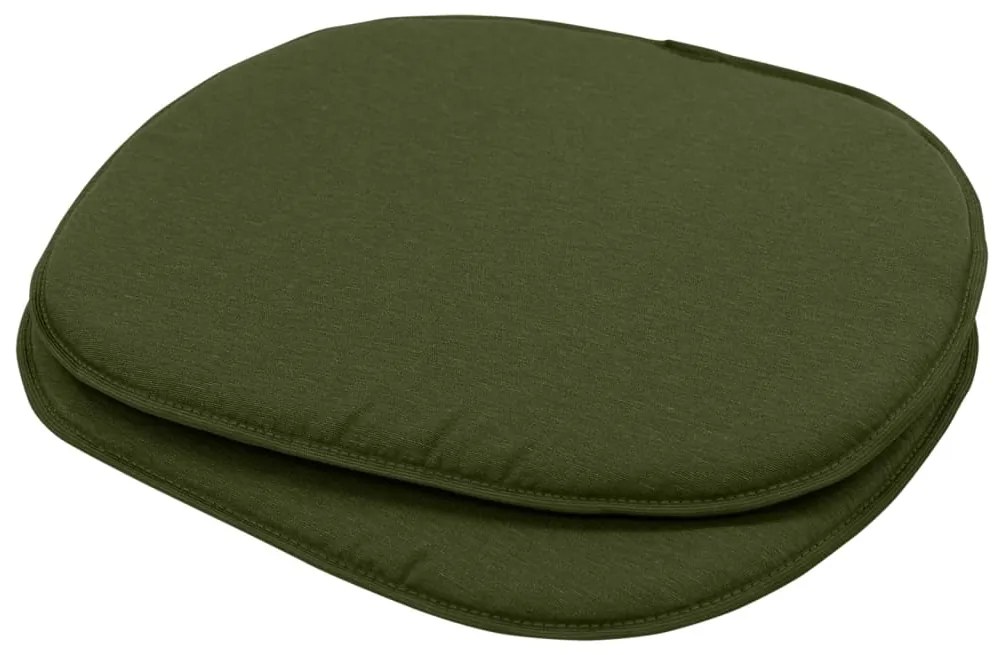 Madison Almofadões de assento Panama 2 pcs 39x36 cm verde