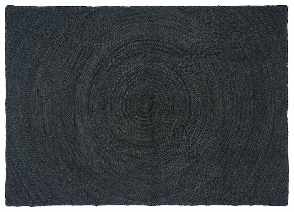 vidaXL Tapete Cinza Escuro 120 x 170 cm Juta