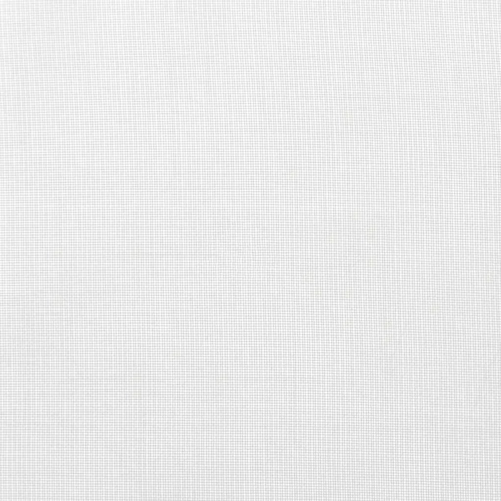 Cortinas de voile com ilhós 2 pcs branco