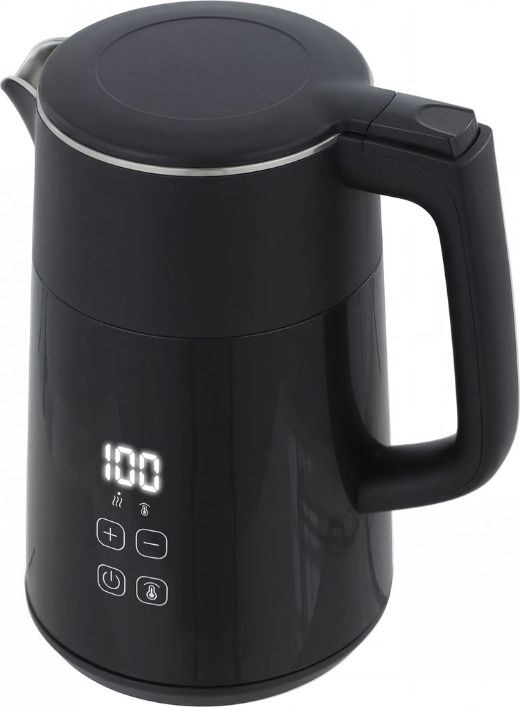 HOMCOM Chaleira Elétrica, 1,7L, Rápida, 3000W, com Display LED, Função Manter Quente, Proteção contra Funcionamento a Seco, sem PTFE | Aosom Portugal