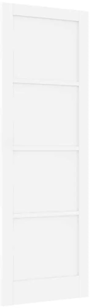 Porta Interior 'ORKDAL'Branca 78x232x4 cm de Pinho Sólido