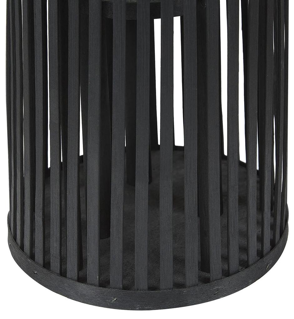 Lanterna decorativa preta 80 cm LUZON Beliani