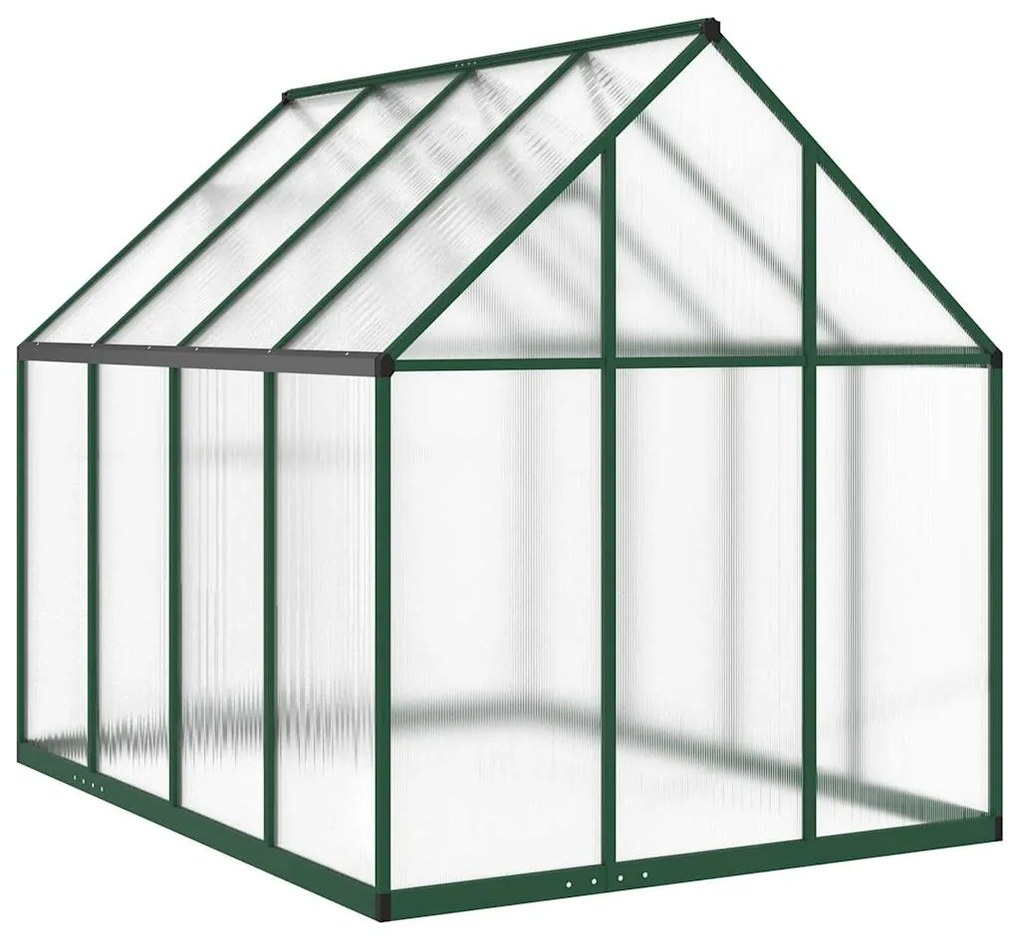 Estufa com estrutura base 224x169x195 cm alumínio verde
