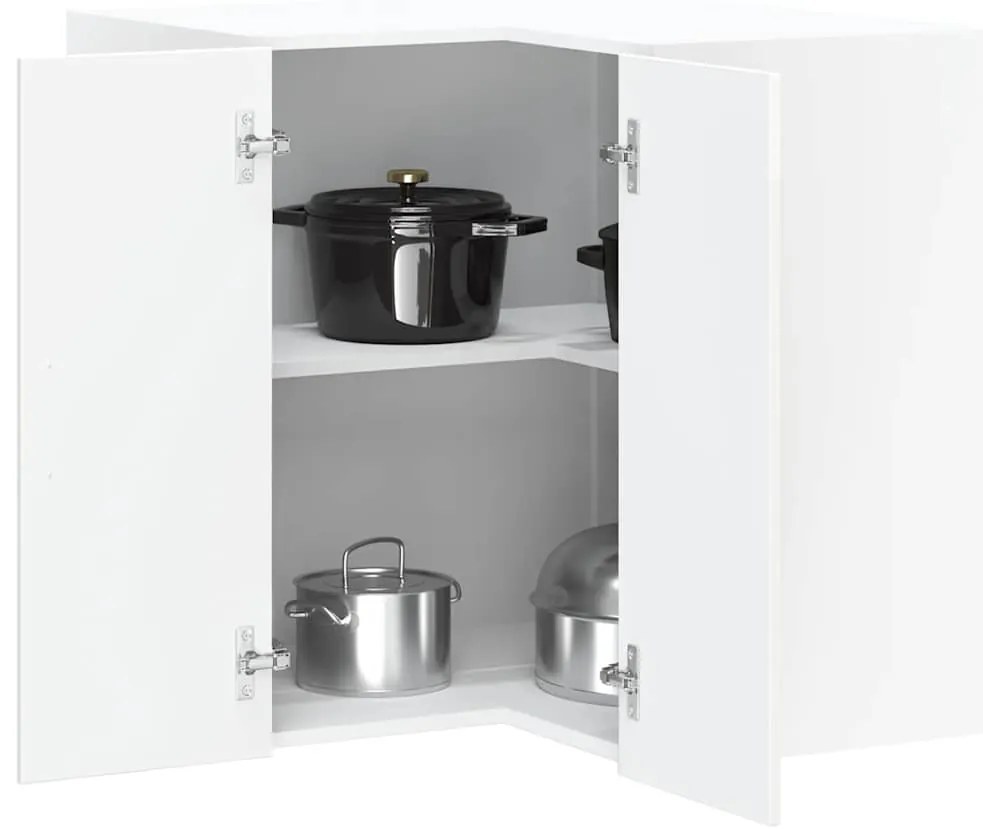 vidaXL Cozinha Armário de canto de parede Lucca derivados de madeira