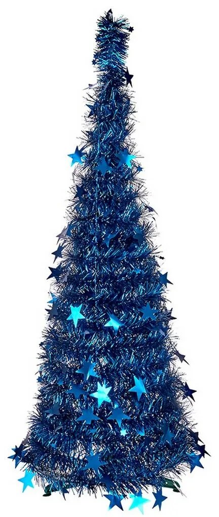 árvore de Natal Azul Enfeite Cintilante (37 X 37 X 105 cm)