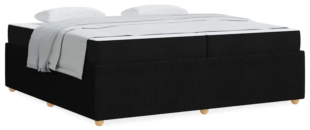 Estrutura da Cama Outros Preto 200 x 200 cm tecido