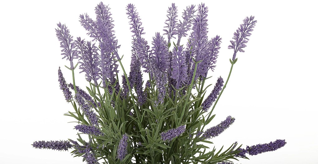 Planta artificial em vaso 42 cm LAVENDER PLANT Beliani