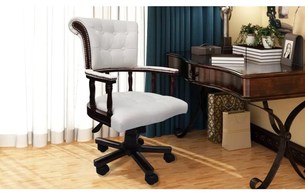 Cadeira de escritório giratória branco