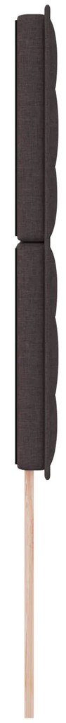 Cabeceira Design Linhas Castanho 80 cm Tecido