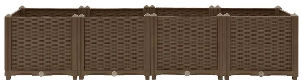 Canteiro elevado 160x40x38 cm polipropileno