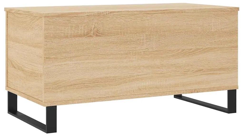 Mesa de centro 90x44,5x45 cm derivados madeira carvalho sonoma