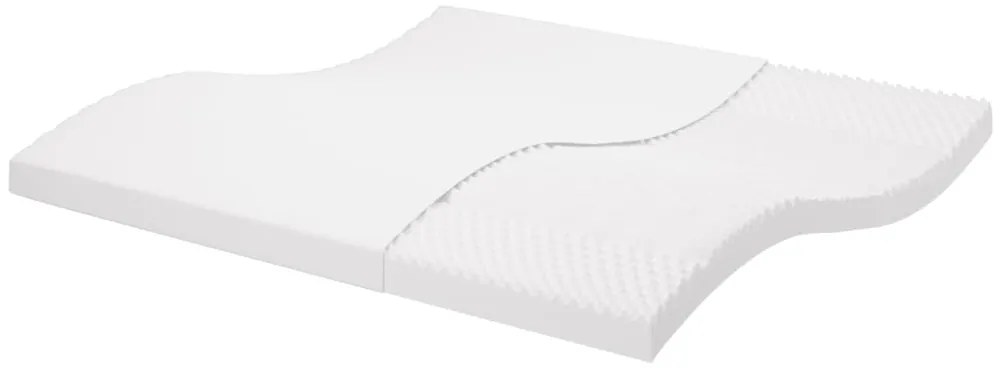 Colchão de espuma 200x200 cm 7 zonas dureza 20 ILD branco