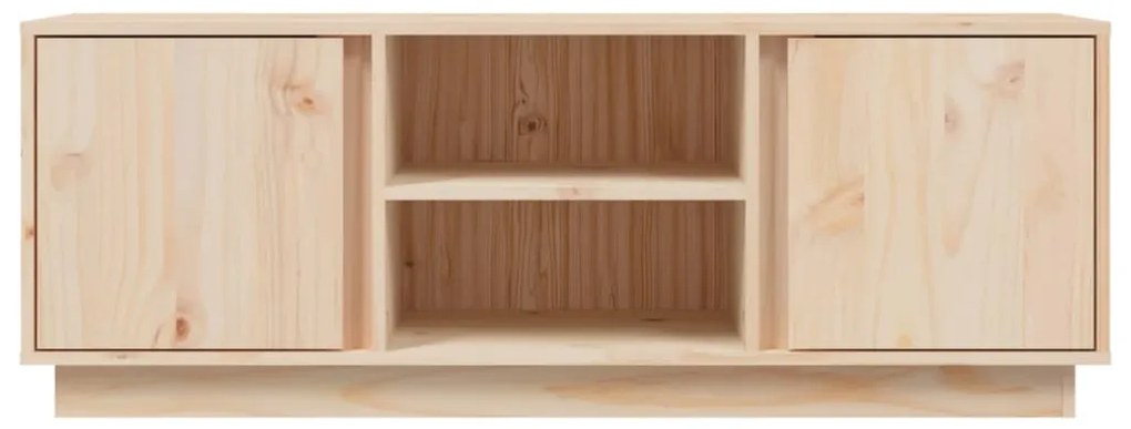 Móvel de TV 110x35x40,5 cm madeira de pinho maciça