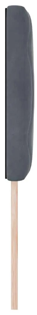 Cabeceira vidaXL Design Blocos de Diamante Cinza Escuro 80 cm Veludo