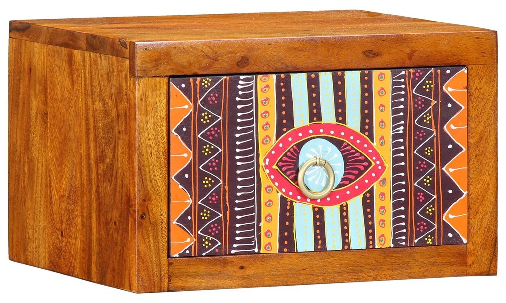 Mesas de cabeceira 2 pcs 35x30x22 cm Madeiras maciças de Acácia